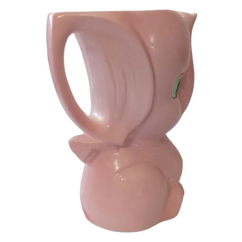 Pink Elephant Planter Pitcher Vase LEGO Japan Porcelain Kitschy Anthropomorphic. - Picture 6 of 16